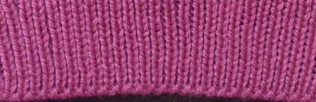 Côtes 1 /1 tricotées sur Silver reed  SK 280 + SRP60N - L'atelier du tricot